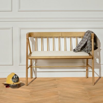 Banc en chêne massif WILLIAM ROBIN DES BOIS