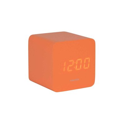 Réveil carré LED en MDF Spry PRESENT TIME