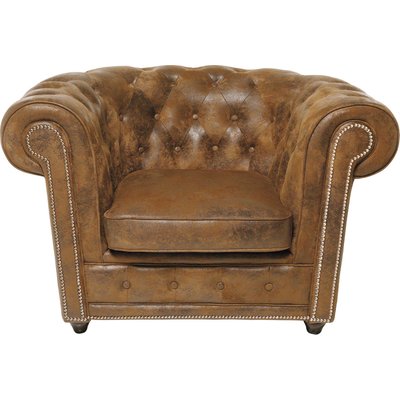 Fauteuil à rivets en microfibre, OXFORD KARE DESIGN