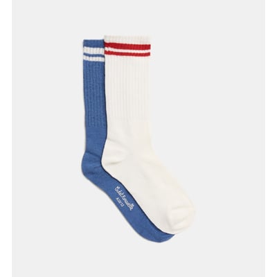 Lot de 2 paires de chaussettes taupied en coton mélangé CADET ROUSSELLE