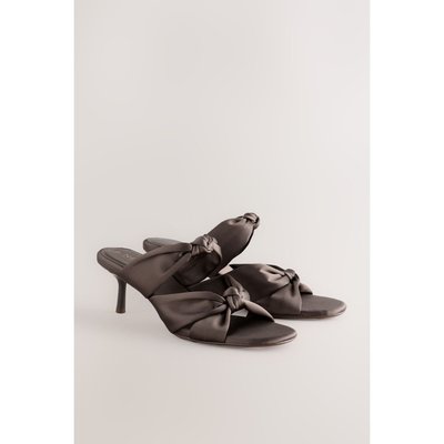 Mules à petit talon, torsade et bout rond NEXT