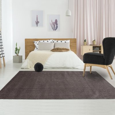 Tapis salon et chambre tissé motif uni SOULA UN AMOUR DE TAPIS