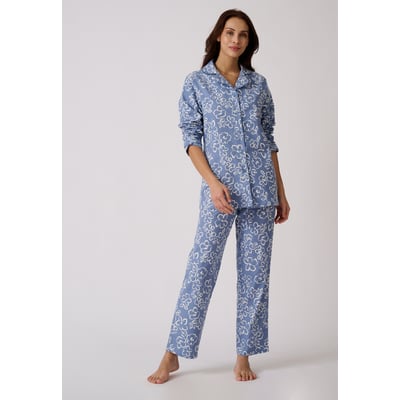 Pyjama manches longues en flanelle coton DAMART