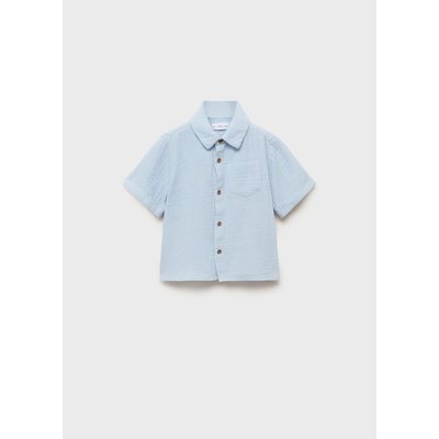 Chemise coton tissu plissé MANGO BABY