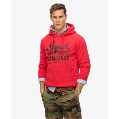 Sweat à capuche Standard Script Coupe Décontractée SUPERDRY