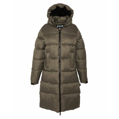 Doudoune longue camel La Redoute