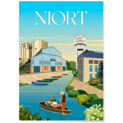 Affiche ville Niort 2 L'AFFICHERIE