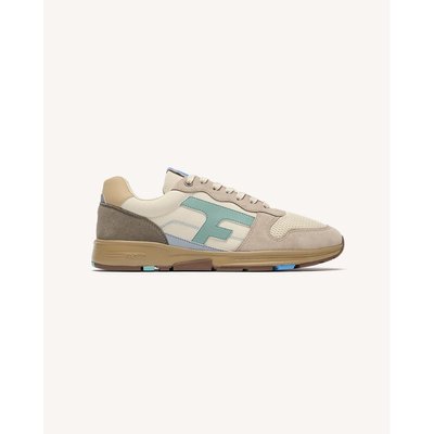 Running tissu suede OLIVE OLIVE FAGUO