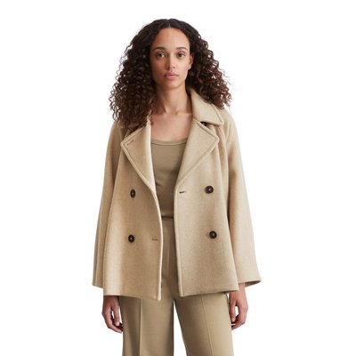 Caban beige femme online