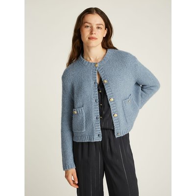 Cardigan com gola redonda TOMMY HILFIGER