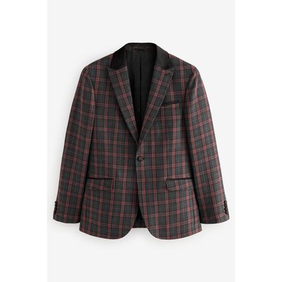 Blazer en fil textile aux carreaux NEXT