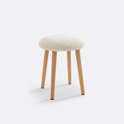 Tabouret tissu bouclette, Miji LA REDOUTE INTERIEURS