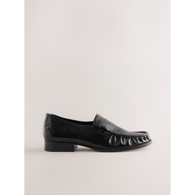 Mocassins ruchés en cuir forever comfort® NEXT