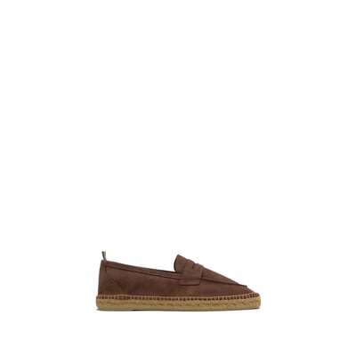 Espadrilles mocassins en cuir et jute NACHO CASTANER
