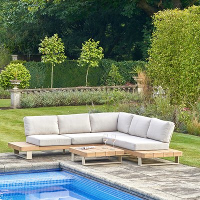 Osaka Corner Sofa Garden Lounge Set SO'HOME