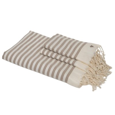 Foutas de bain (1+2) coton HOSSEGOR FEBRONIE