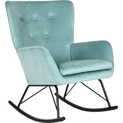 Rocking chair en velours élégant RECOLLECTION