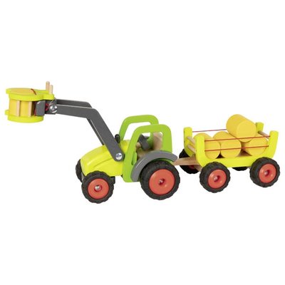 Tracteur avec remorque à foin GOKI