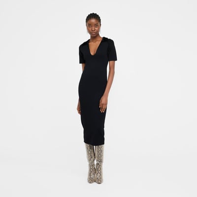 Robe De Soirée Noire à Paillettes Hyphen - Taille 12/M, Parfait état, Idéale Pour Fête