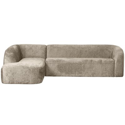 Canapé d'angle gauche en velours Sloping - SLOPING BEPUREHOME