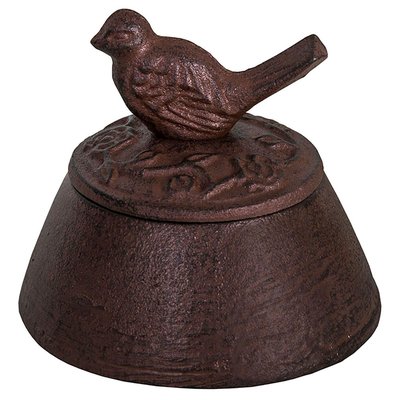 Cache clé en fonte oiseau 10x10x9cm WADIGA