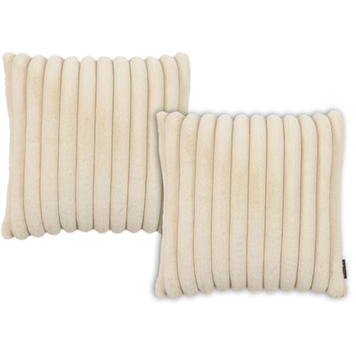 Housses de coussin velours cotelé RAYA -Lot de 2 MAGMA HEIMTEX