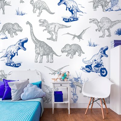 Papier peint panoramique DINO FUN LE PAPIERS DE NINON