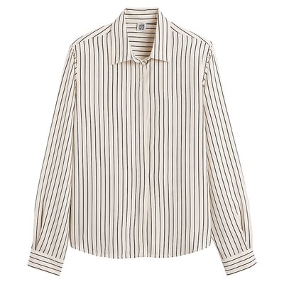 Рубашка в полоску с длинными рукавами LA REDOUTE COLLECTIONS