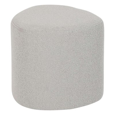 Pouf galet petit modèle en bouclette ATMOSPHERA