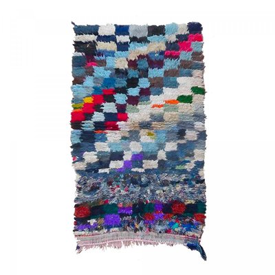 Authentique tapis berbère fait main en tissu recyclé ZAOUIT UN AMOUR DE TAPIS