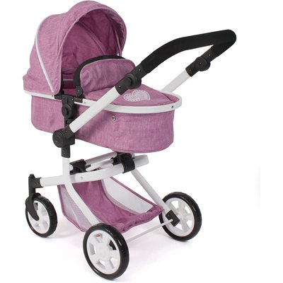 Poussette combinée 2 en 1 Mika Jean rose BAYER CHIC 2000