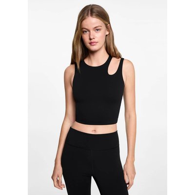 Top motif asymétrique MANGO TEEN