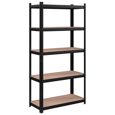Étagère Industrielle 5 Niveaux modulable en Bureau - L90 x H180 cm CALICOSY