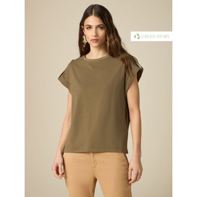 Maxi T-shirt écologique avec galons OLTRE