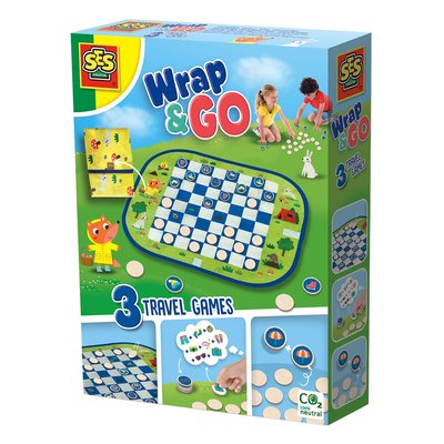 Brinquedo "Jogo de viagem Wrap & Go", SES SES