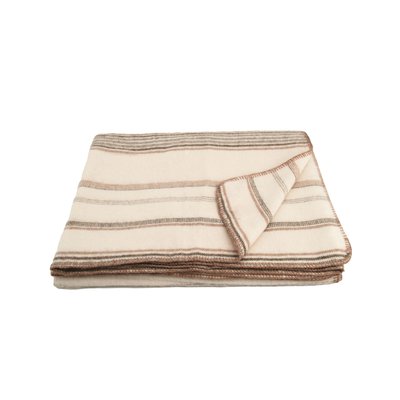 Plaid laine et mohair à rayure TOISON D OR