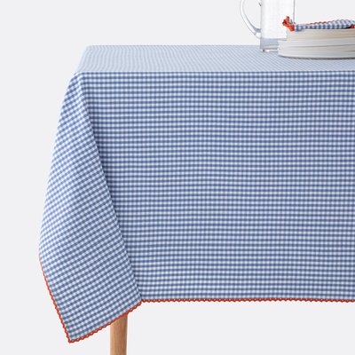 Nappe motif vichy tissé teint coton/lin Trattoria LA REDOUTE INTERIEURS