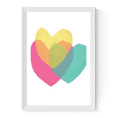 Bright Hearts by Seventy Tree Print EAST END PRINTS