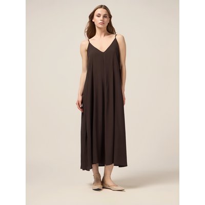 Robe longue réalisée en viscose fraîche OLTRE