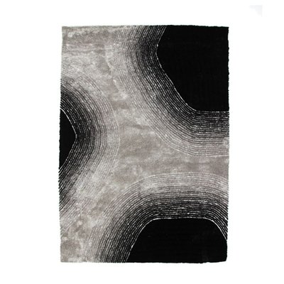 Tapis de salon extra-doux à motifs cercles s  ART SILK THE DECO FACTORY