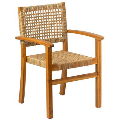 Lot de 2 chaises de jardin en acacia, MACEIO NORDLYS