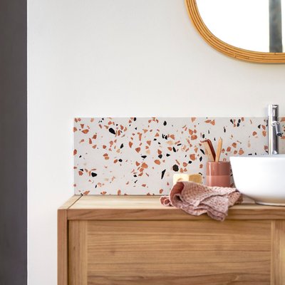 Crédence en terrazzo premium brown 100 cm AVA TIKAMOON
