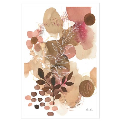 Affiche Bonheur floral HEXOA