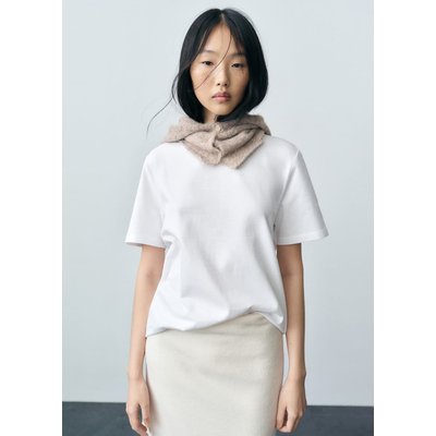 T-shirt coton manches courtes MANGO