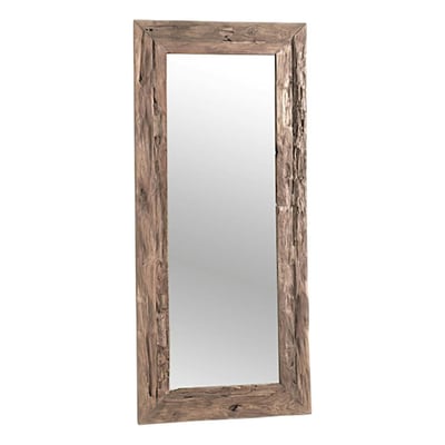 Miroir rectangulaire avec cadre bois recyclé 180 cm DEPOK PIER IMPORT