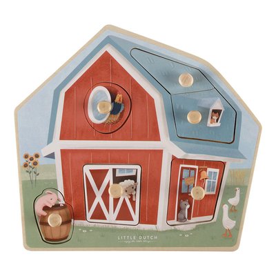 Puzzle en bois FSC - Little Farm LITTLE DUTCH