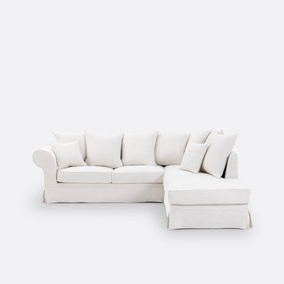 Canapé d'angle, Bultex, lin épais, Adélia LA REDOUTE INTERIEURS