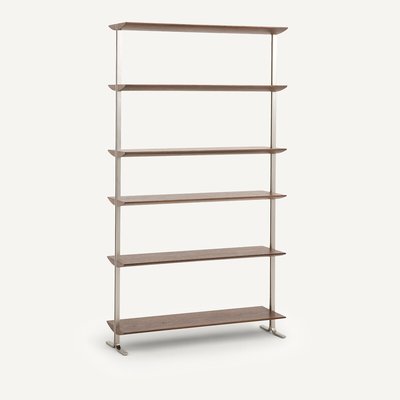 Boekenrek in notenhout L100 cm, Livel AM.PM