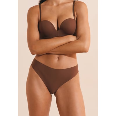 Tanga high leg en microfibre PURE FIT ETAM