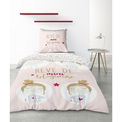 Housse de couette  Blogueuse +  100% coton DECORATIE